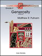 Generosity Concert Band sheet music cover